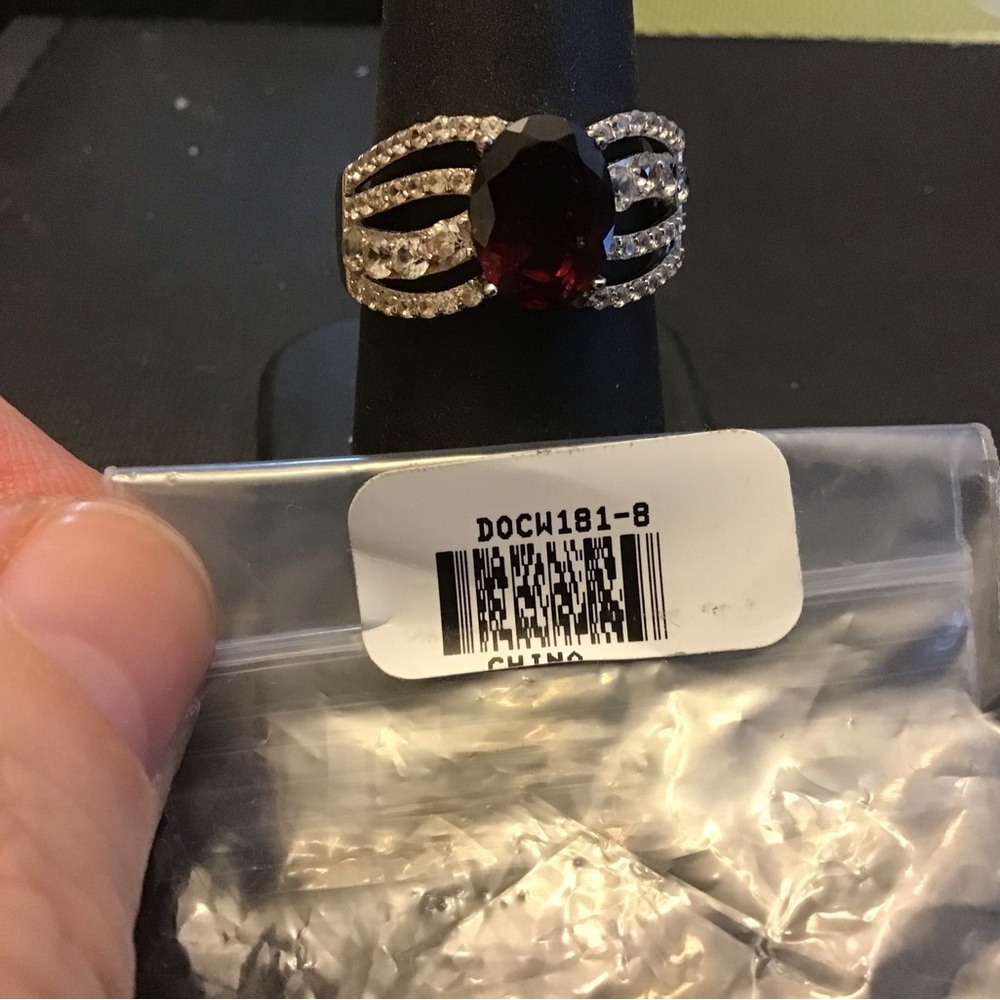 JTV Raspberry Garnet Ring